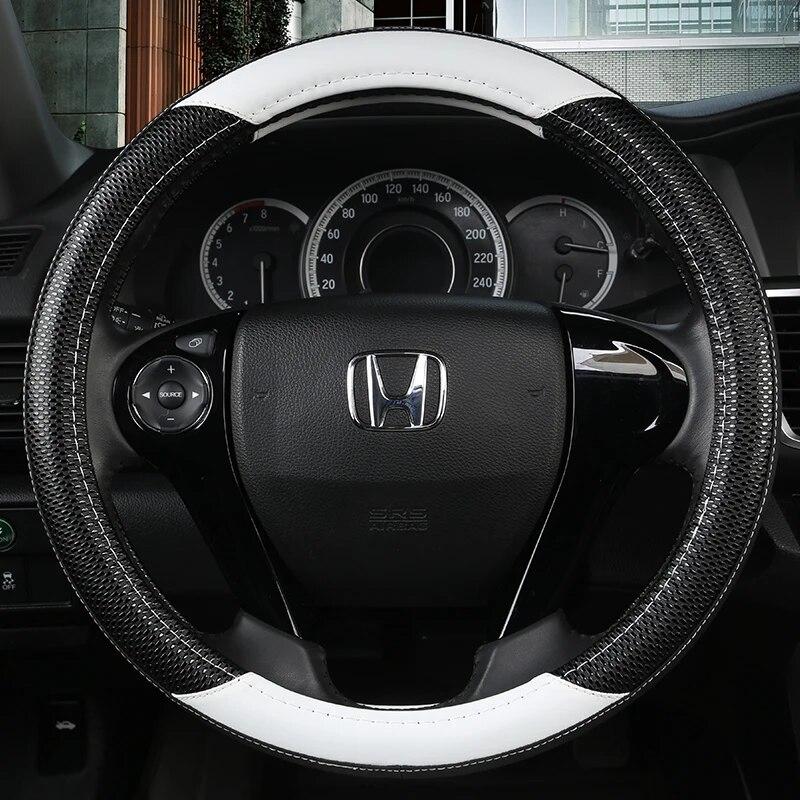 Чехол на руль автомобиля из искусственной кожи для Honda Accord 9 2013-2017 Crosstour 2013-2015 Odyssey 2013 2014 2015 Автоаксессуары