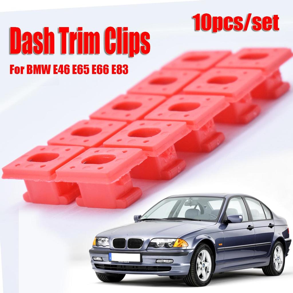 For BMW 3 7 X3 Series E46 E65 E83 51458266814 Dashboard Dash Trim Clips Grommet Inserts Cover Holder Fixing Buckles Fixed Clamp