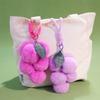 Grape Shaped Cartoon Plush Keychain Pendant Doll Toy For Bag Accessory Gift