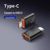 USB 3.0 Type-C OTG Adapter & 6A Fast Charging Converter for Mobile Phones & Card Reader
