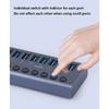 USB 3.0 концентратор розетка коммутатор 10 портов концентратор Multi-tap Multi-ports док-станция зарядное устройство несколько источников питания тип C
