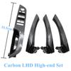 LHD Top Quality Interior Plastic Door Pull Handle with Cover Trim Full Set For BMW 3 Series E90 E91 316 318 320 325 328i