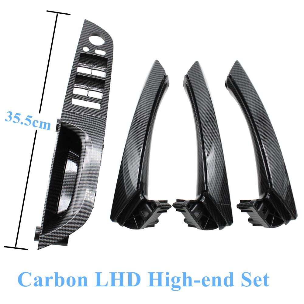 LHD Top Quality Interior Plastic Door Pull Handle with Cover Trim Full Set For BMW 3 Series E90 E91 316 318 320 325 328i