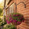 Heavy Duty Hanging Plant Brackets 12/16In Flower Basket Hooks Outdoor Wall Mount  Outdoor Use