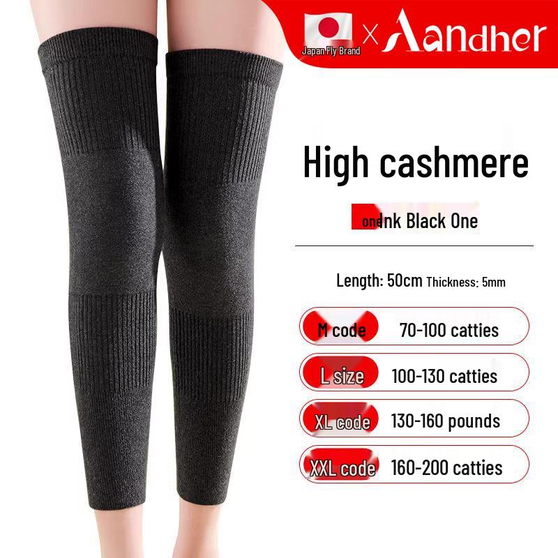 Шерстяные наколенники для согрева суставов - Унисекс для пожилых людей, защита от холода с подогревом для осени и зимы