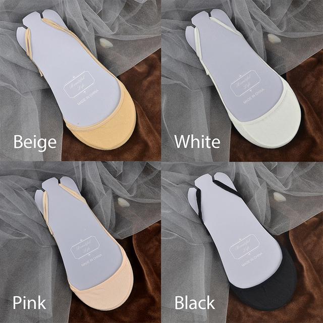 FINETOO 4 пары/компл. женские нескользящие невидимые носки, летние однотонные хлопковые носки-лодочки с низким вырезом, женские дышащие носки-тапочки