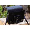Leather Messenger Laptop Briefcase Men's Genuine Vintage Satchel Bag Black