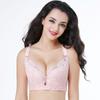 Бюстгальтер большого размера, кружевное, дышащее, присборенное и регулируемое женское нижнее белье с тонким бюстгальтером для коллекции с боковой грудью