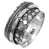 Silver Spinner Ring For Women Four Spinner Ring Fidget Silver Jewelry Ring"10"