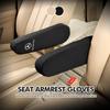 TWEK4 For Benz Car Logo Seat Armrest Cover Soft Comfortable Elastic Cloth Decorative Accessories AMG VIANO GLB GLC GLE GLK W108 W124