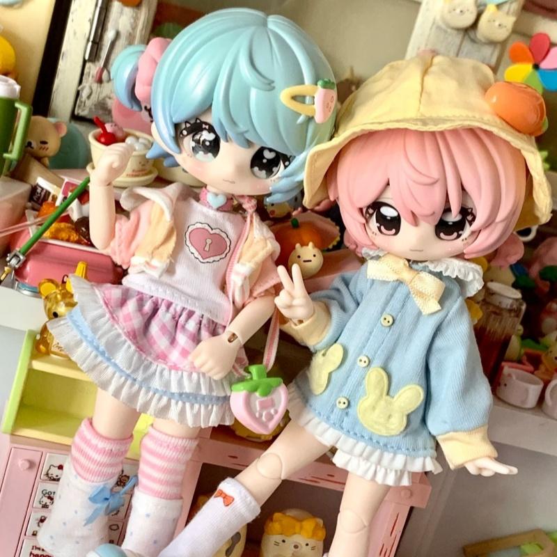 Genuine Unveiled Door Little Key Artbook Series 1/12 Bjd Mjd Blind Box Anime Figurine Articulated Ornament Gift
