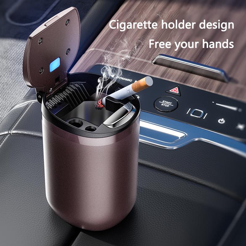 Car Trash Can Organizer Storage Bag Garbage Bin Ashtray Car Accessories For Mercedes Benz AMG GLE CLS GLC CLA GLA GLK W205 W203C LU3