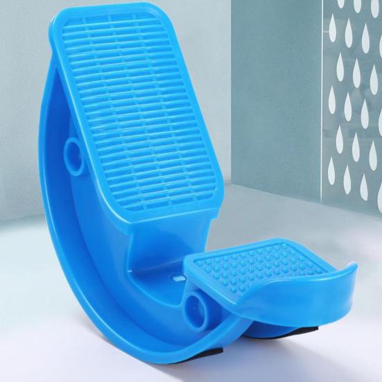 Упражнение «качалка для ног» Растяжка для икр Подошвенный фасциит Ахиллит Тендинит лодыжки Облегчение боли в голени Тренировка балансировки Растяжка мышц Наклонная доска