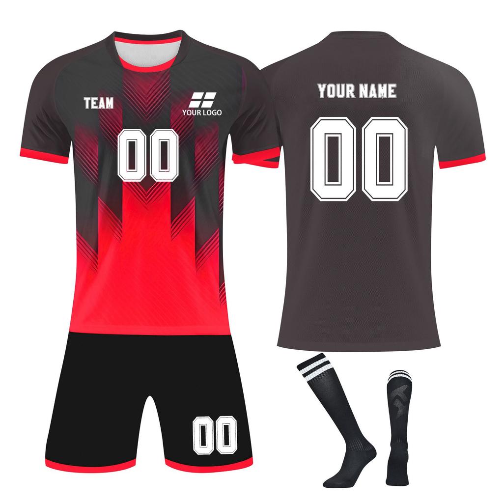 Personalised Shirts Kit Mens Girls With Name Number Custom Football Jerseys For Boys Training Suit