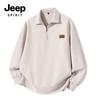 Мужская толстовка JEEP SPIRIT с молнией до середины и воротником-стойкой