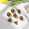 35Pcs Gift 5 Color Polyhedral Game Accessory Dice Set Iidescent Dices