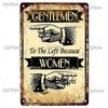[MyPlate] Bathroom Rules Vintage Metal Sign Plaque Toilets Tin Sign Wall Decor For Pub Club Man Cave Bar Decoration Tin Plates