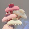 Новинка 2023 года, женские большие заколки из смолы, заколки для волос в форме краба, модные желеобразные заколки для волос в виде когтей в форме акулы для девочек, аксессуары для волос, головные уборы