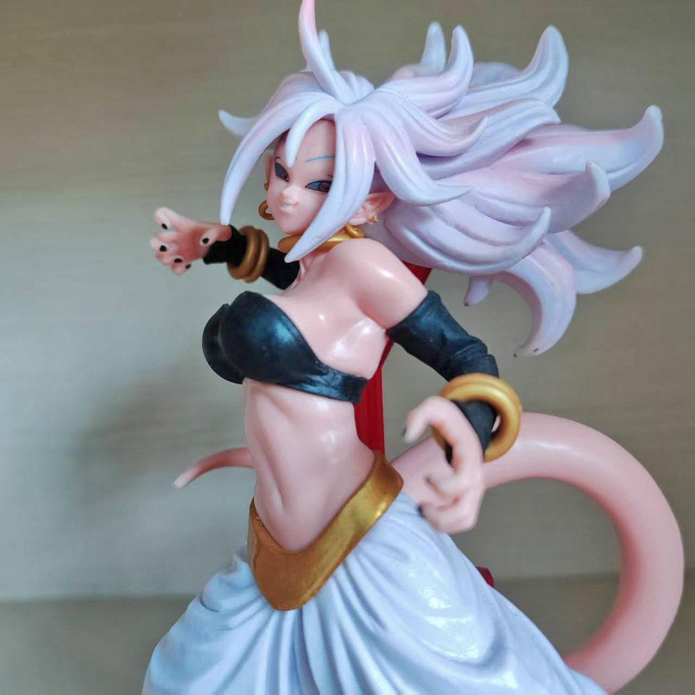 22cm Female Buu Android 21 anime movie version Figurine ornament model desktop decodration Christmas present