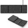 Omikamo Wireless Foldable Wired with Numeric Bluetooth English Uses On 3 Compatible with Compact Japanese Instruction Manual Included Keyboard,
