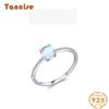 Tancise Classic 925 Sterling Silver Zircon Ring Ladies Jewelry Wedding Promise Party Gift