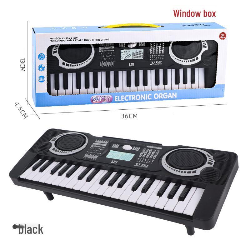 Детское электронное обучающее пианино с 37 клавишами