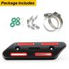 Carbon Fibre Exhaust Muffler Pipe Heat Shield Cover Red Upgrade For KTM HUQVARNA