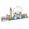 LULUFUN Micro Block London City Series Skyline Architecture Big Ben Tower Bridge Building Block Toy Present Interior Children Adults Killing Time
