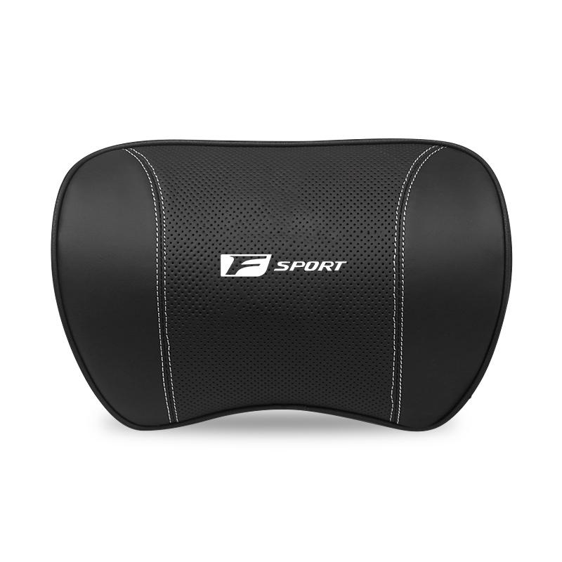 DJSZ3 High-end Leather Car Headrest Waist Pillow Accessories For Lexus F SPORT ES RX NX LS UX LM LX GX LC RZ IS CT GS RC HS SC TX LBX