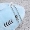 Shark Keyring 12CM Bag Pendant Shark Plush Toy Ocean Animal Key Chain Pendant Shark Key Chain