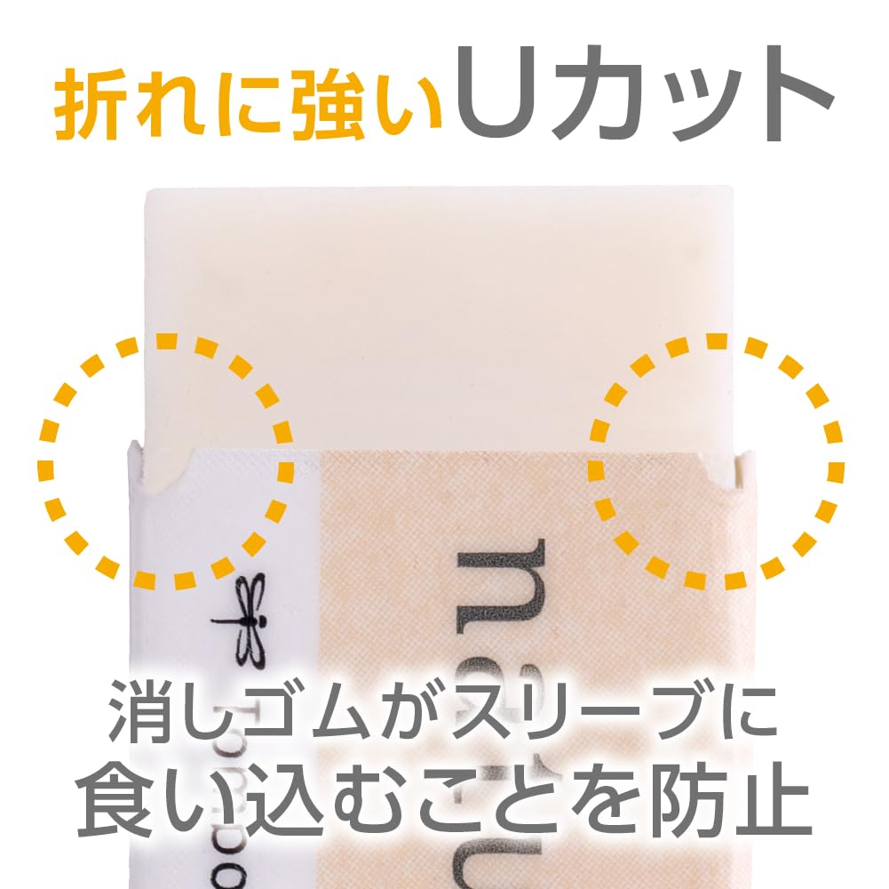 Ластик Tombow MONO Mono Natural S Biomass Mark 40 шт. EE-NAS-40P