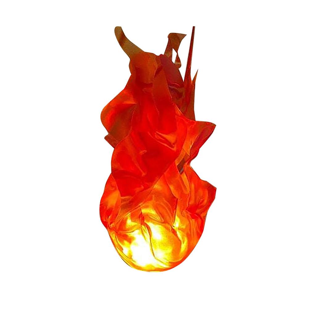 Halloween Floating Fireball Prop Mysterious Plastic Suspension Flame Lamp