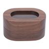 Wooden Ring Box Magnetic Closure Clear Acrylic Window Engagement Ring Box for Wedding Ceremony Oval
