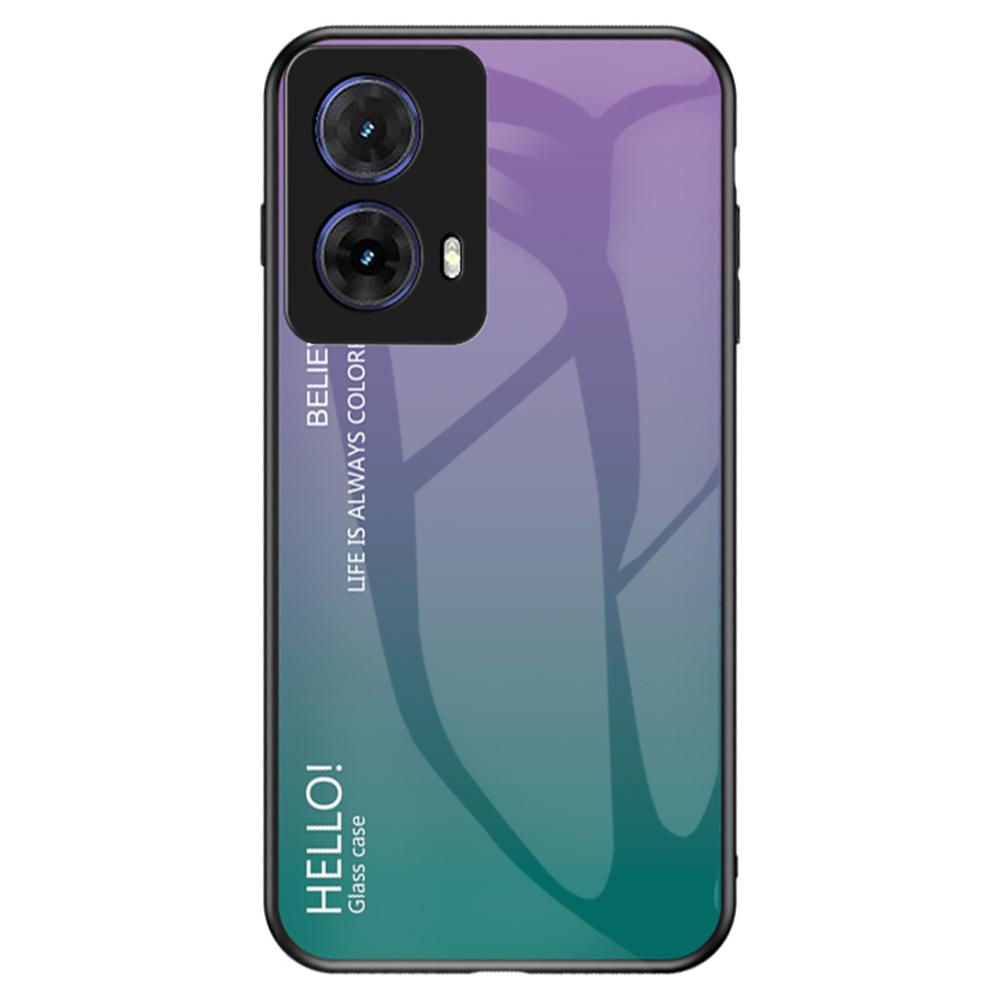 Чехол для Motorola Moto G85 5G/S50 Neo 5G Защита от царапин Закаленное стекло+ПК+ТПУ Чехол для телефона