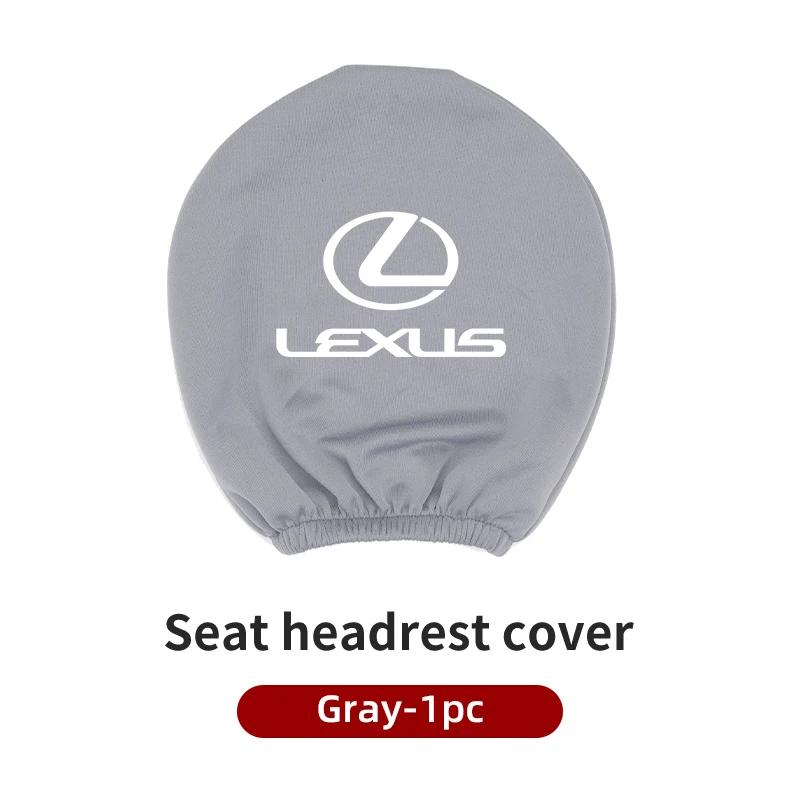 DJSZ3 Car Interior Seat Headrest Cover Anti-fouling Neck Pillow Protector Pad For Lexus CT ES GS NX IS250 CT200h IS300h ES300h RX400h