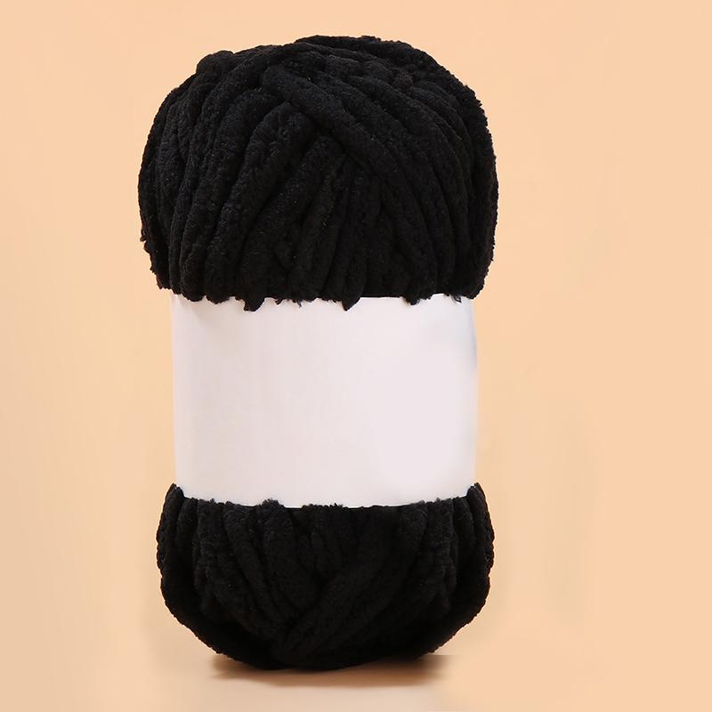 50g/ball Ice Strip Thread Yarn Colorful Coarse Wool Thread Chenille Thick Yarn for Hand Knitting DIY Crochet Scarf Hat Bib