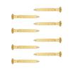 Musiclily 5x45mm Neck Plate Screws, Gold (8 pieces)