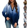 Womens Oversized Sweatshirts Fall Tops Long Sleeve V Neck Casual  Printing Pullover Top Cute Daily Clothes