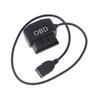 24 Hours Parking Monitoring 5V 3A Usb Car Charge Cable Obd Hardwire Kit With Switch Wire For Dash Cam Camcorder Vehicle Dvr