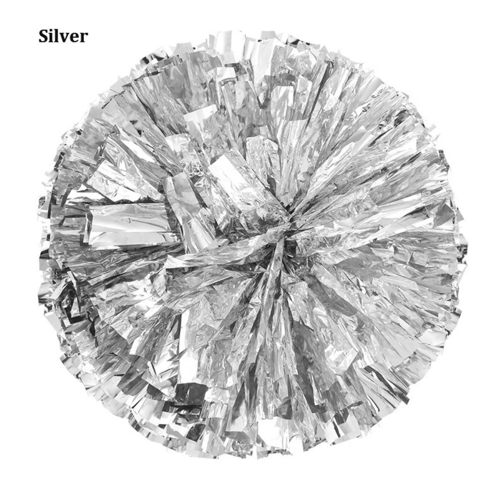 Multicolors Kids Game Pom Poms 25cm Cheering Ball Dance Party Concert Decorator