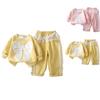 Kids Casual Long-Sleeve Set, Comfortable Daily Wear Outfits