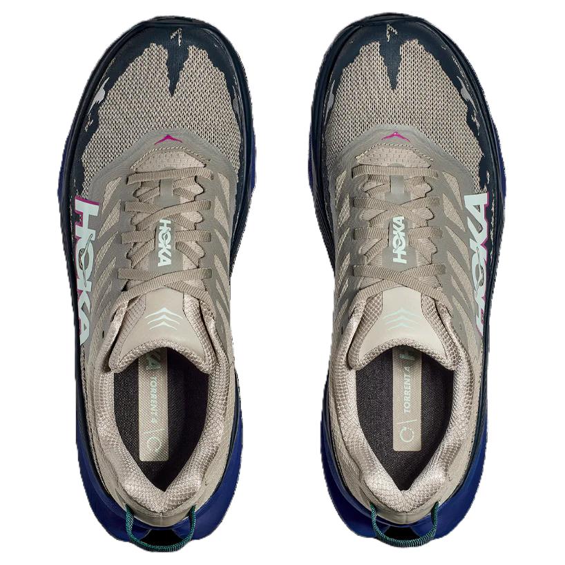 HOKA Torrent 4 Farro Ultramarine мужские кроссовки серые 1155115-FRRL