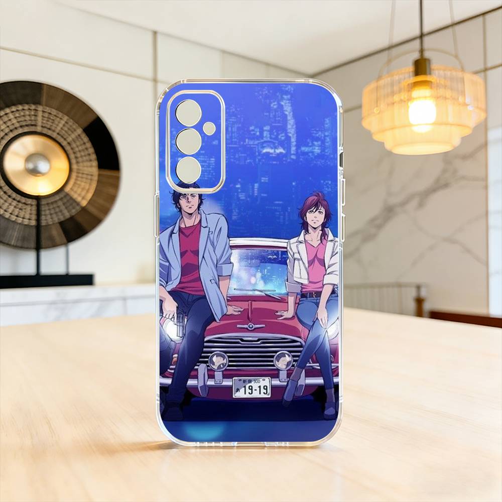 R-Retro City Hunter Комикс Чехол для телефона для SamsungA10,12,20,21S,30,31,40,50,51,52,70,71 Прозрачный чехол