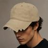 Ripped Brim Hole Baseball Cap Adjustable Sunscreen Hats Fashion Baseball Hats  For Man Women Unisex