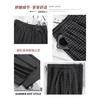 Plaid Straight Vertical Casual Pants Women's Autumn New Fat Mm Large Size Thin Pear-shaped Loose Wide-leg Pants