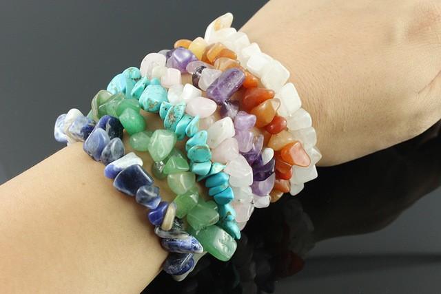 Bracelet with Natural Stones - Golden Tiger' Eye