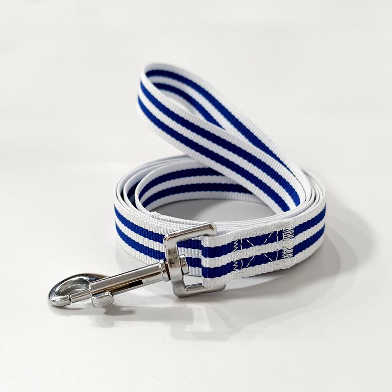 Pet polyester leash network yarn dog leash Golden Retriever Labrador medium and large dog out walking dog leash