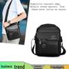 Kangaroo Prince Men's Genuine Leather Crossbody Shoulder Bag - Vertical Cowhide Business Handbag