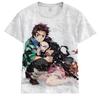 Убийца демонов: Kimetsu no Yaiba косплей аниме футболка рубашка майка полиэстер