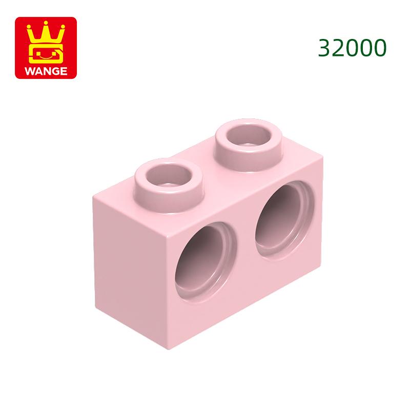 Нетоксичный 100 г 140 шт./лот 32000 1x2 с 2 отверстиями Строительный блок Детали Moc Совместимые с Brick Diy Детский подарок Конструктор Подарочная коробка